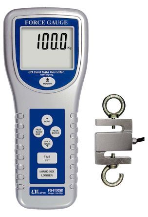 Force Gauge RS232, USB, Range: 100kg, With Calibration Certificate